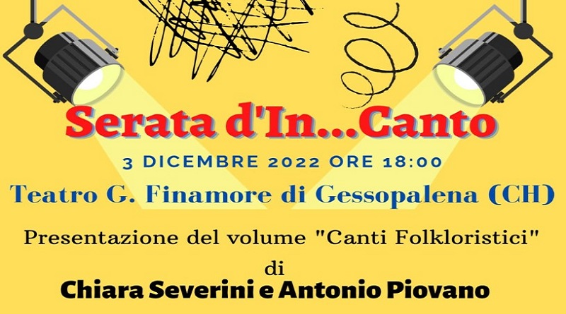 Serata DInCanto A Gessopalena Il 3 Dicembre 2022 Casoli Org