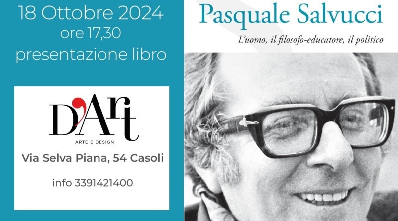 Presentazione a Casoli, del libro sul filosofo Pasquale Salvucci, curato da Gianfranco Bellucci